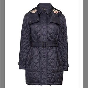 Burberry Brit quilted coat Navy size S